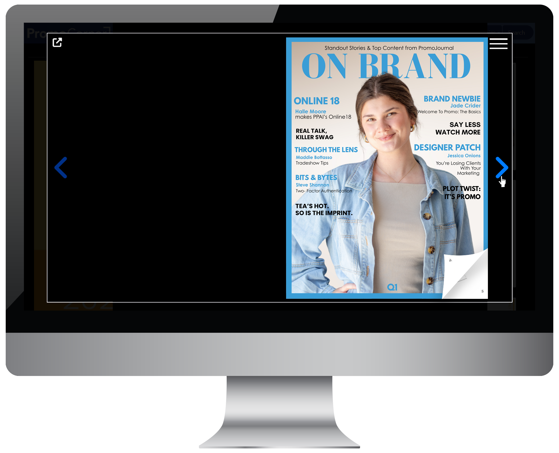 PromoJournal Home Page Example